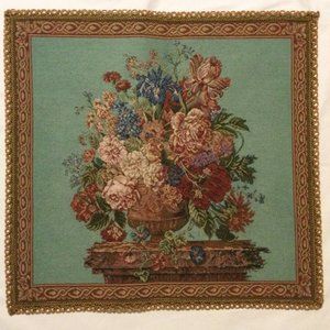 Tapestry Flowers - Ready to Hang